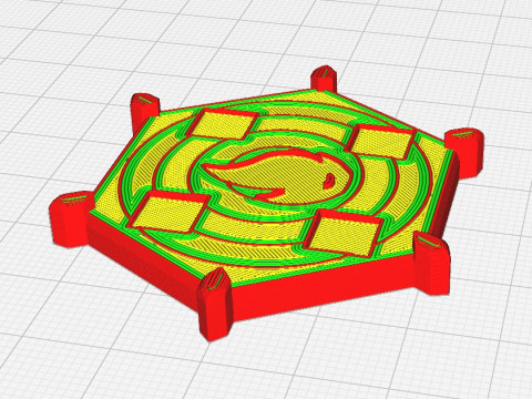 Eiffel Tower medal 2024 3D Model
