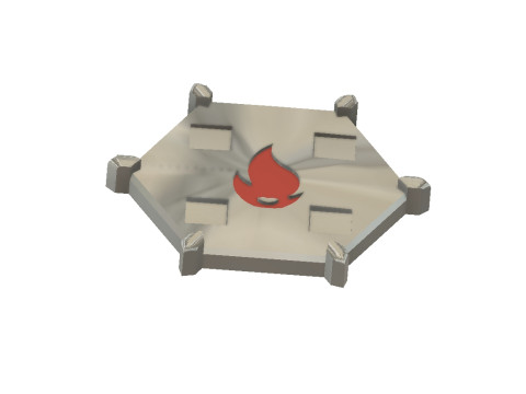 Eiffel Tower medal 2024 3D Model