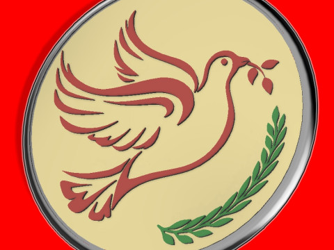 Dove Medal 3D Model