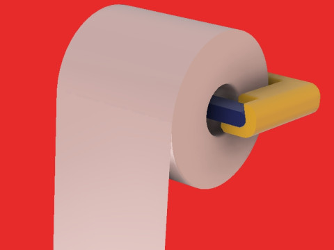 Toilet dispenser Model 3D