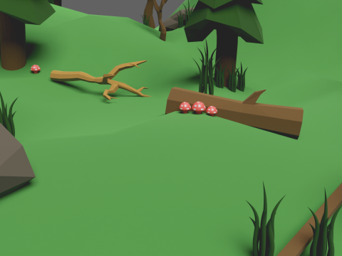Jungle Iow-Poly Pack 3D Model