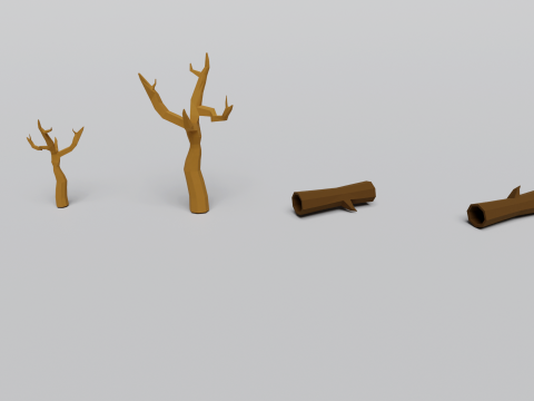 Jungle Iow-Poly Pack 3D Model