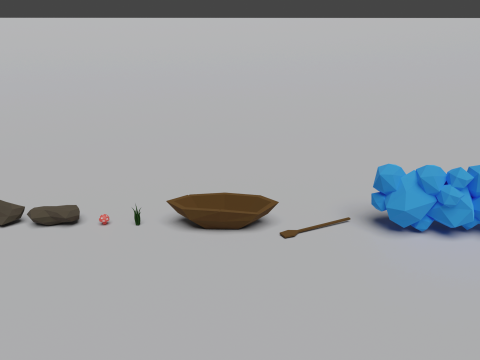 Jungle Iow-Poly Pack 3D Model