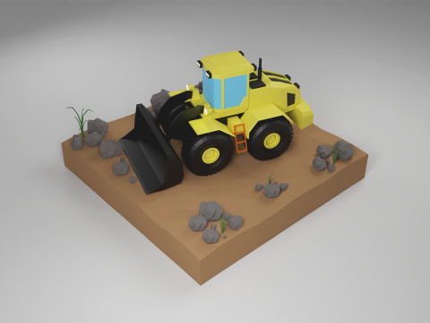 Loader Low Poly 3D Модель