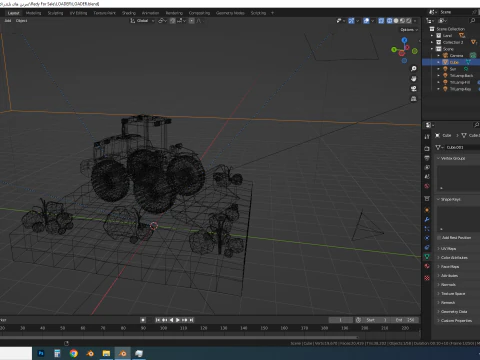 Loader Low Poly 3D Model