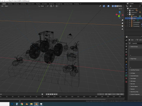 Loader Low Poly 3D Model