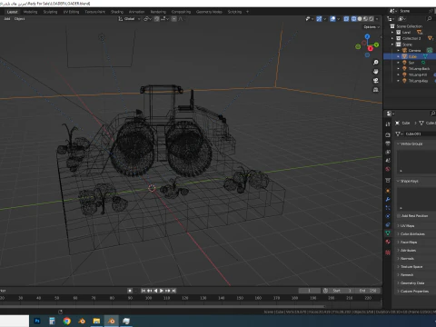 Loader Low Poly 3D Model