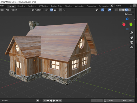 House Modelo 3D