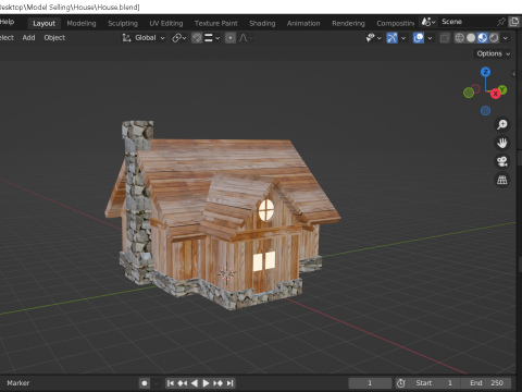 House Modelo 3D