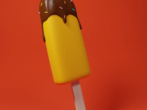 Glace Modèle 3D