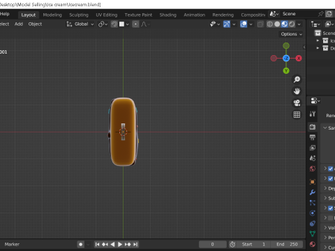Ice cream 3D Model