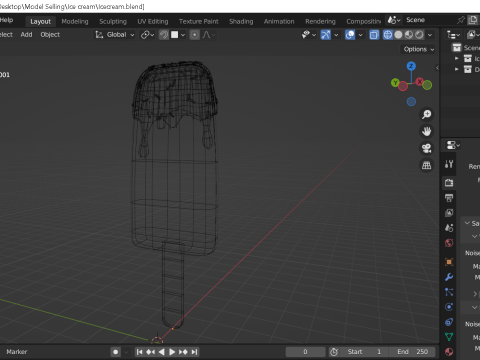Ice cream 3D Model