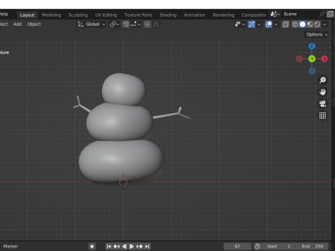 Snowman Modèle 3D