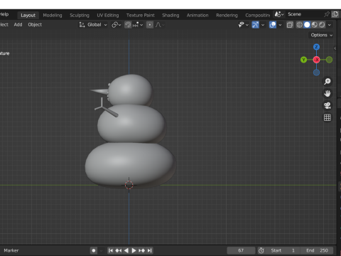 Snowman Modèle 3D