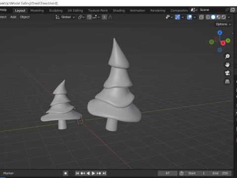 Trees Modello 3D