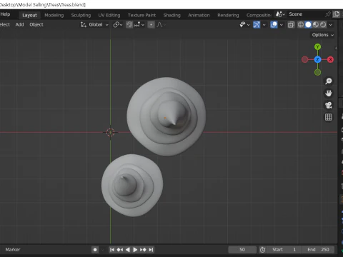 Trees 3D Model