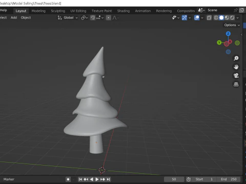 Trees 3D Model