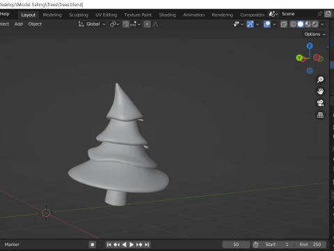 Trees 3D Model