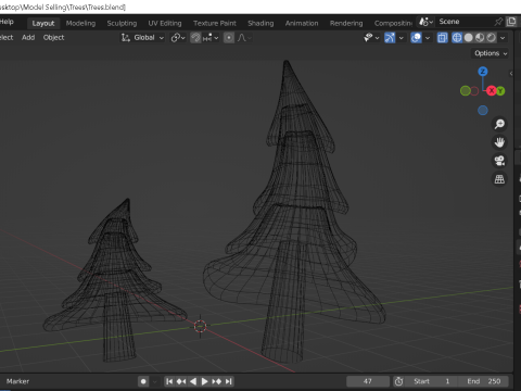 Trees Modello 3D