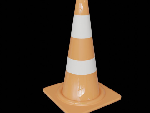 Traffic cone 3D Модель