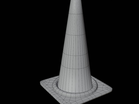 Traffic cone 3D Model