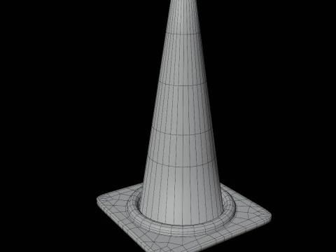 Traffic cone 3D Model