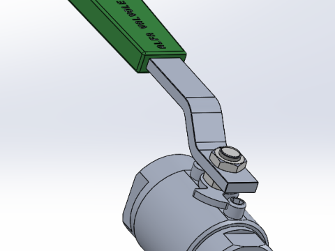 Alfa Valvole ball valve Modèle 3D