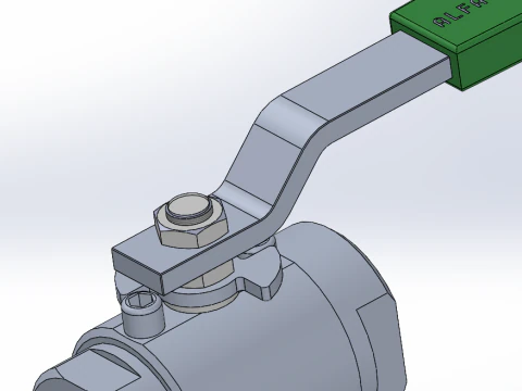 Alfa Valvole ball valve 3D Model