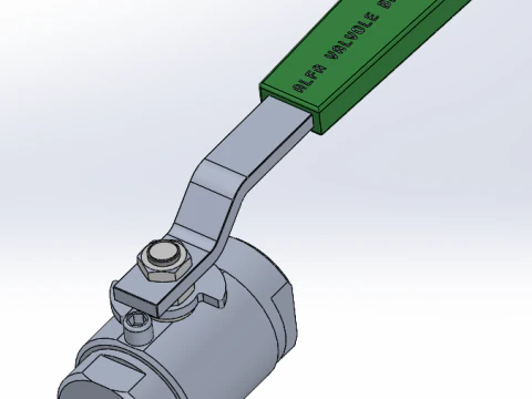 Alfa Valvole ball valve 3D Model