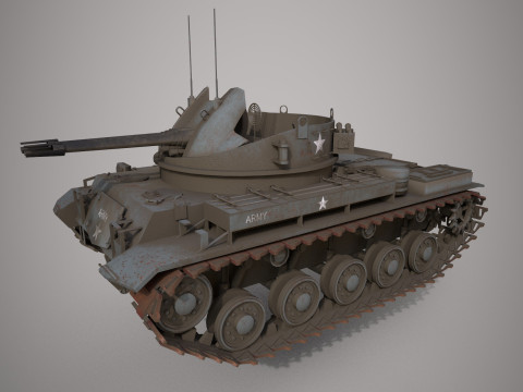 Army Tank Modello 3D