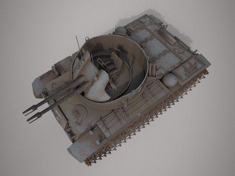 Army Tank Modello 3D