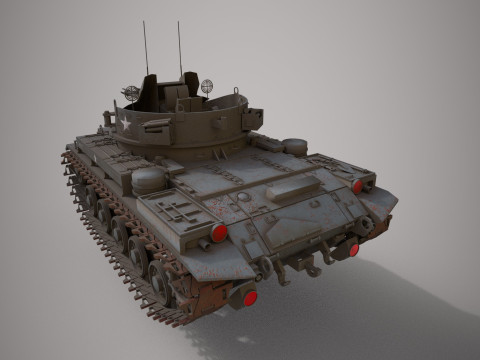 Army Tank Modello 3D