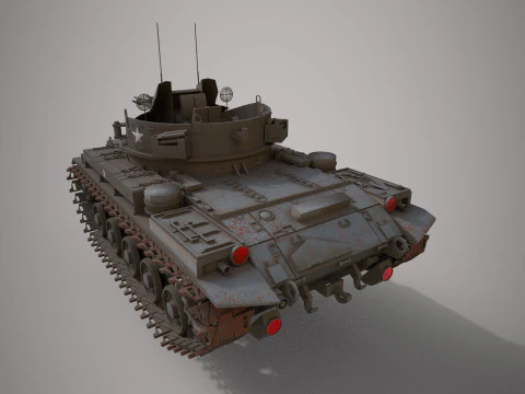 Army Tank 3D Model