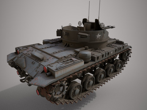 Army Tank Modello 3D