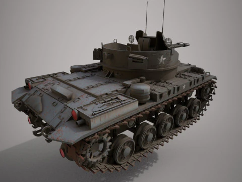 Army Tank 3D Model