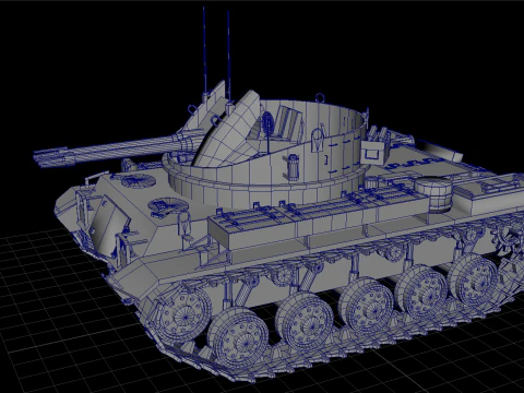 Army Tank 3D Model