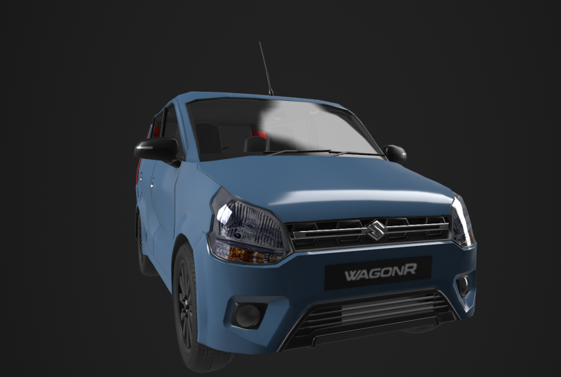 Maruti suzuki wagonr 3d car Model 3D .c4d .max .obj .3ds .fbx .stl .blend