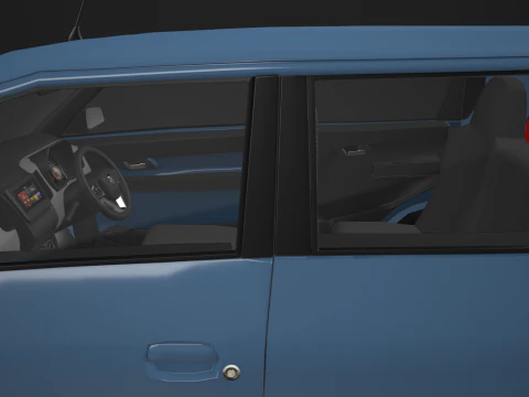 마루티 스즈키 왜건 3D 자동차 3D 모델