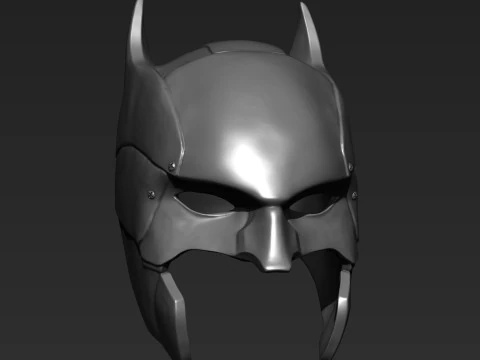 Головная маска Бэтмена на 3D-модели для печати 3D Принт Модель