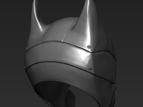 Batman Head-Mask on 3D print model 3Dプリントモデル