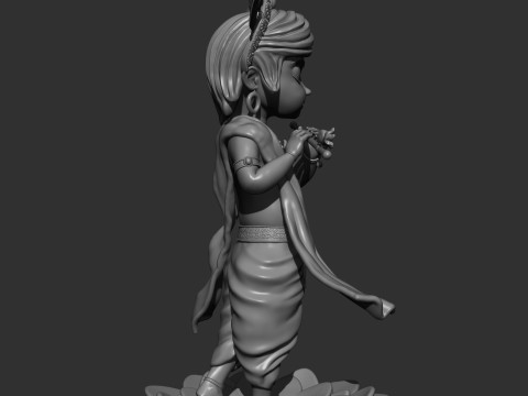 Krishan ji statue 3D Print Model