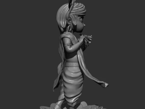 Krishan ji statue 3D Print Model