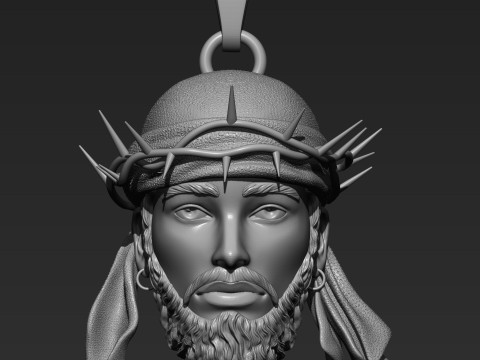 Jesus Pendant 3D Принт Модель