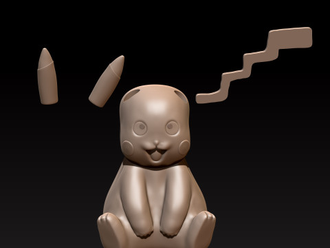 Cute Stylized Pokemon 3D Toy for 3D 打印模型