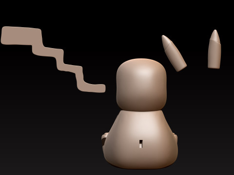 Cute Stylized Pokemon 3D Toy for 3D 打印模型