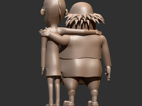 Motu Patlu Inspired Characters 3D Print Read 3D print model 3D-printmodel