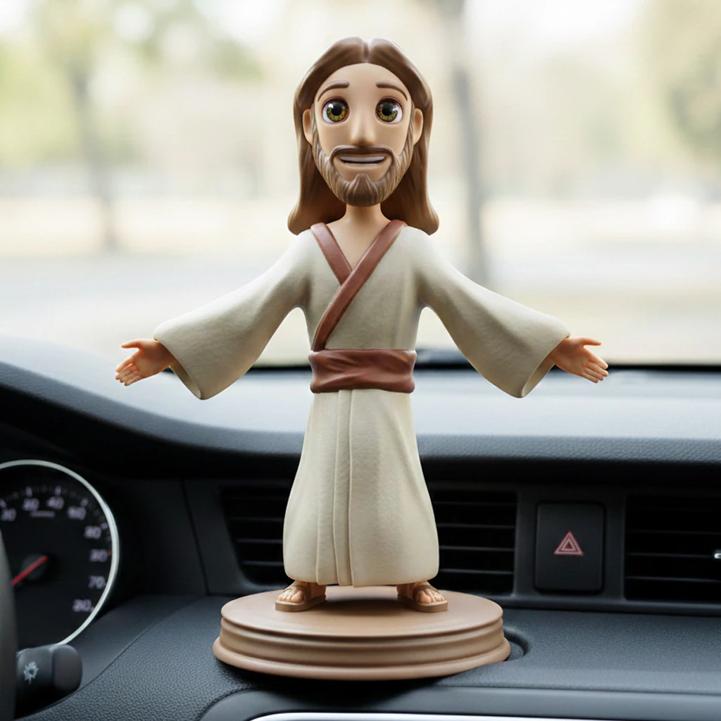 Stylized Jesus Figurine 3d print model 3D Print Model .c4d .max .obj .3ds .fbx .stl .blend 