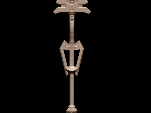 파워레인저 ZEO 골든 파워 스태프 3D 프린트 모델