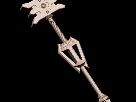 파워레인저 ZEO 골든 파워 스태프 3D 프린트 모델