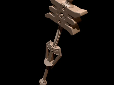 파워레인저 ZEO 골든 파워 스태프 3D 프린트 모델